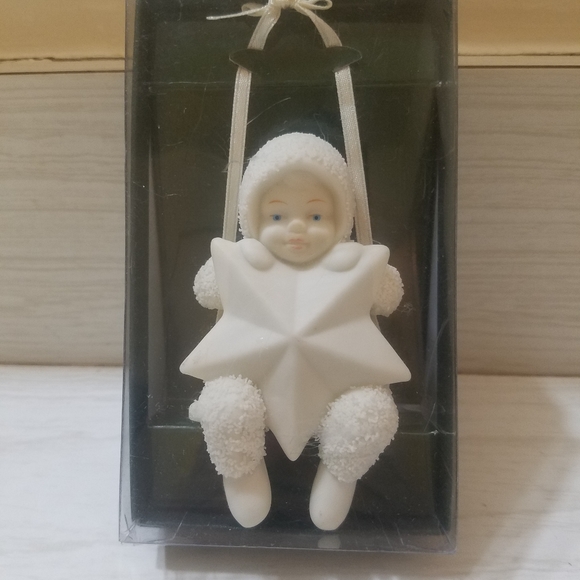 Vintage Snowbabies "Swinging On A Star" Ornament - Picture 2 of 6